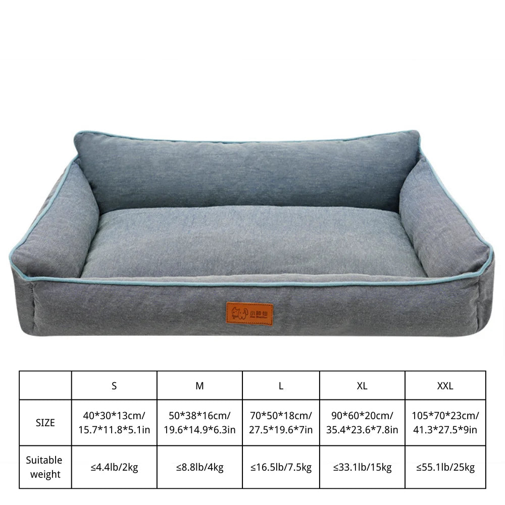 Hondenbed Middelgroot 80×60 cm Eierschuim – Waterdicht en Antislip Grijs - Hebbr