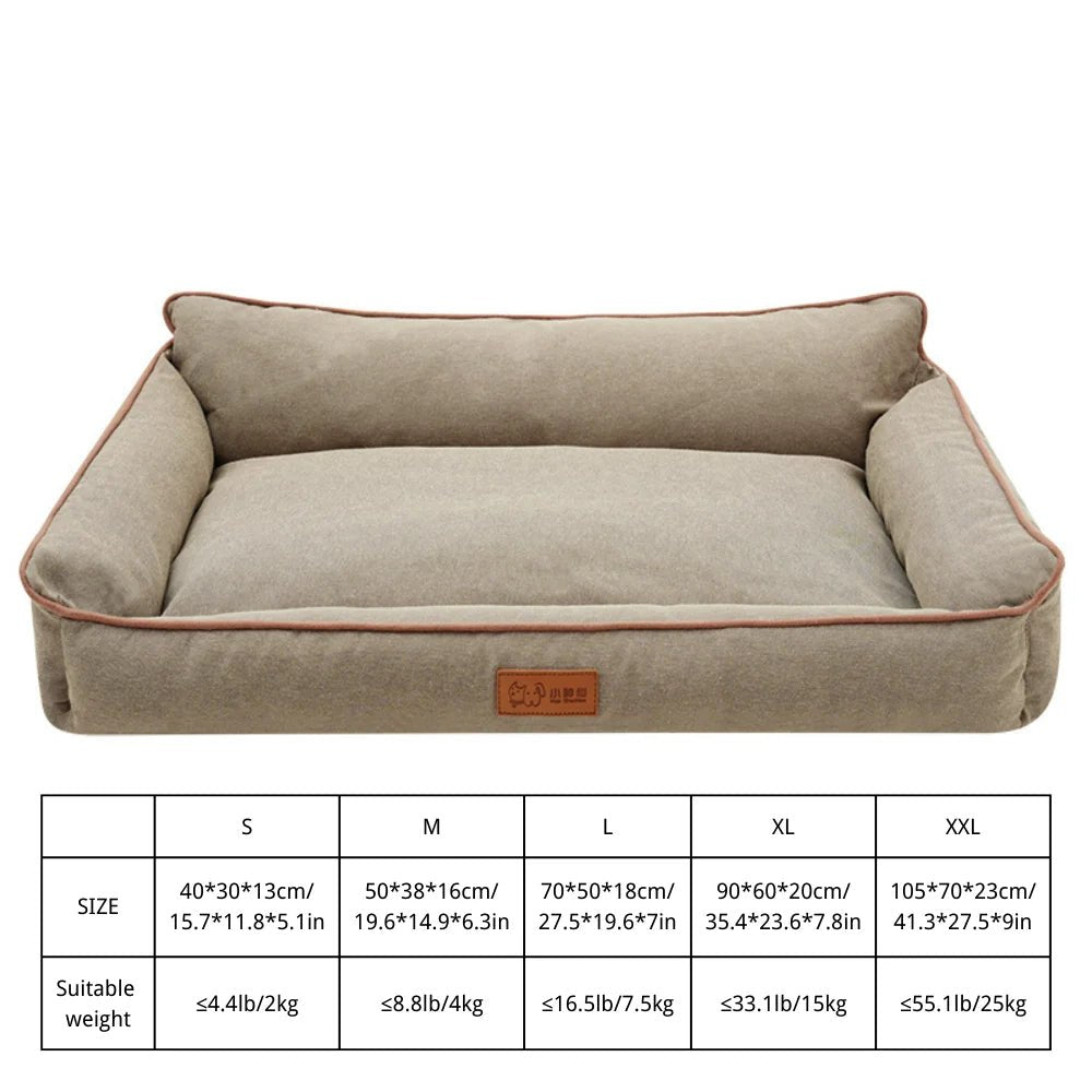 Hondenbed Middelgroot 80×60 cm Eierschuim – Waterdicht en Antislip Grijs - Hebbr