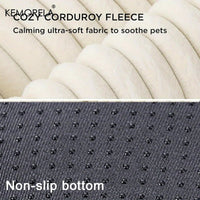 Hondenbed Orthopedisch 100×70 cm Pluche – Comfortabele Ondersteuning voor Grote Honden - Hebbr