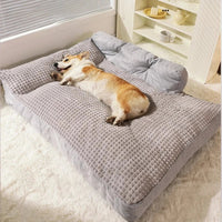 Hondenbed voor Grote Honden - Warm en Comfortabel Hondenmand met Antislip Onderkant, Gemakkelijk te Reinigen - Hebbr