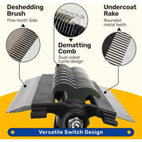 Hondenborstel 3 - in - 1 - Hebbr