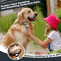 Hondenborstel Set 3 - delig – Efficiënte Verzorging voor Haarverlies - Hebbr