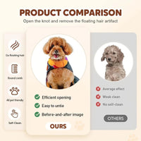 Hondenborstel voor Langharige Huisdieren - Ergonomische Borstel voor Honden en Katten - Hebbr