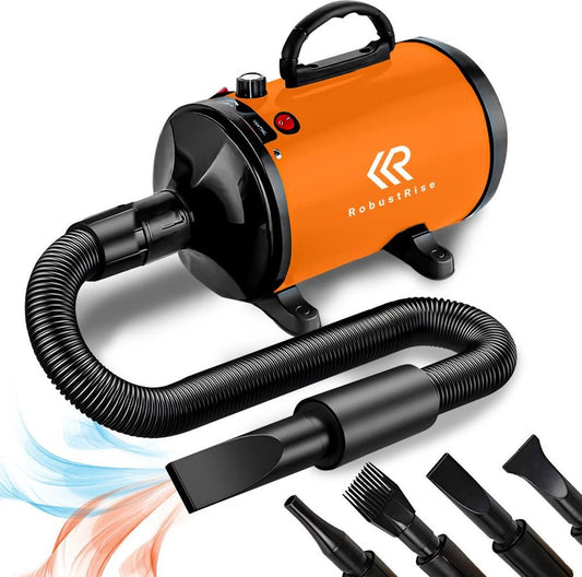 Hondenfohn 3800W – Krachtige en Stille Waterblazer voor Vachtverzorging - Hebbr