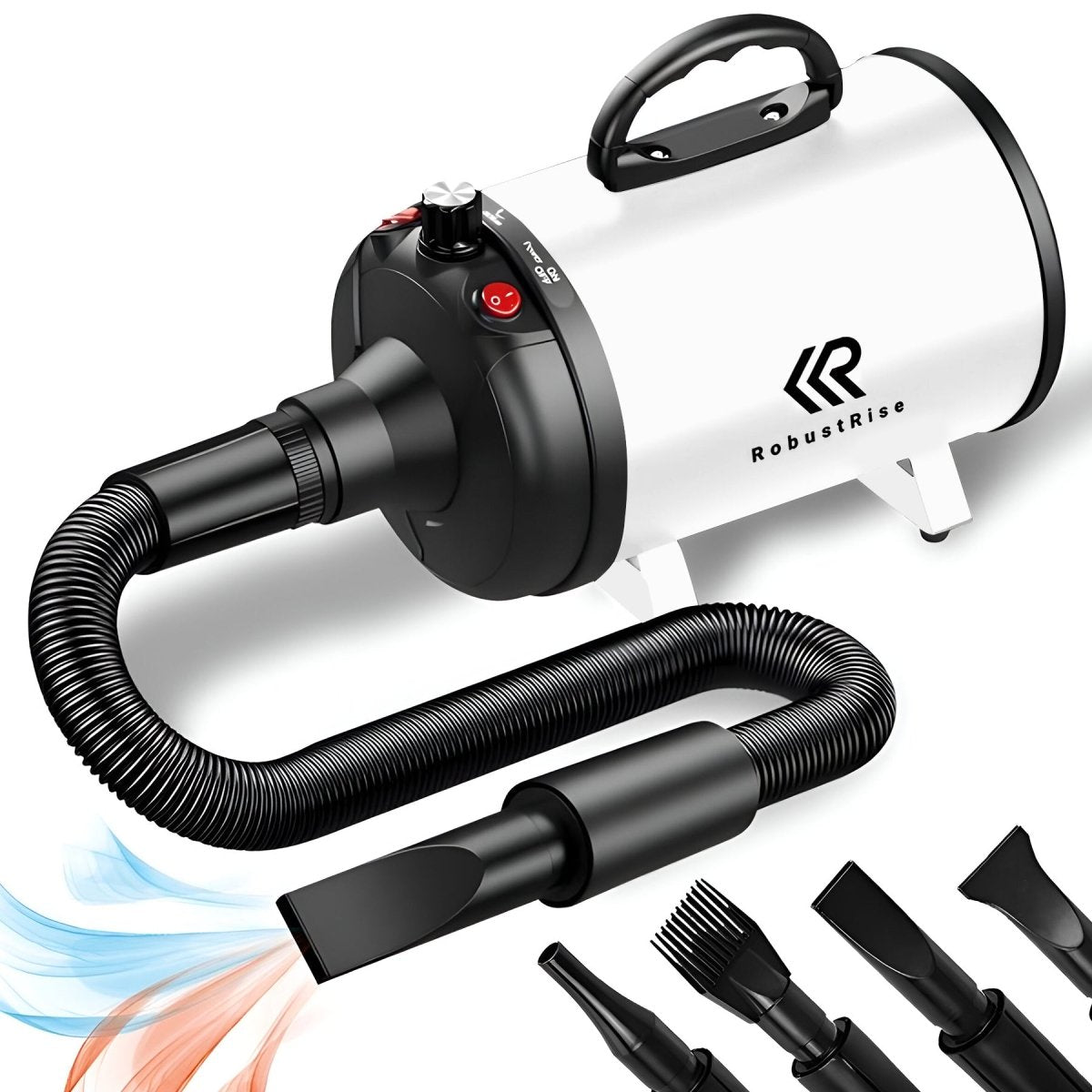 Hondenfohn 3800W – Krachtige en Stille Waterblazer voor Vachtverzorging - Hebbr