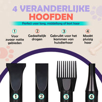 Hondenfohn 3800W – Krachtige en Stille Waterblazer voor Vachtverzorging - Hebbr