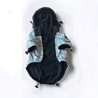 Hondengezichtsjack M Grijs – Waterdicht Windbreaker voor Huisdieren - Hebbr