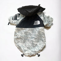 Hondengezichtsjack M Grijs – Waterdicht Windbreaker voor Huisdieren - Hebbr