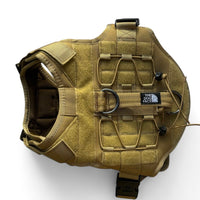 Hondenharnas Molle 44 - 90 cm – Duurzaam en Aanpasbaar Kaki - Hebbr