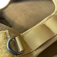 Hondenharnas Molle 44 - 90 cm – Duurzaam en Aanpasbaar Kaki - Hebbr