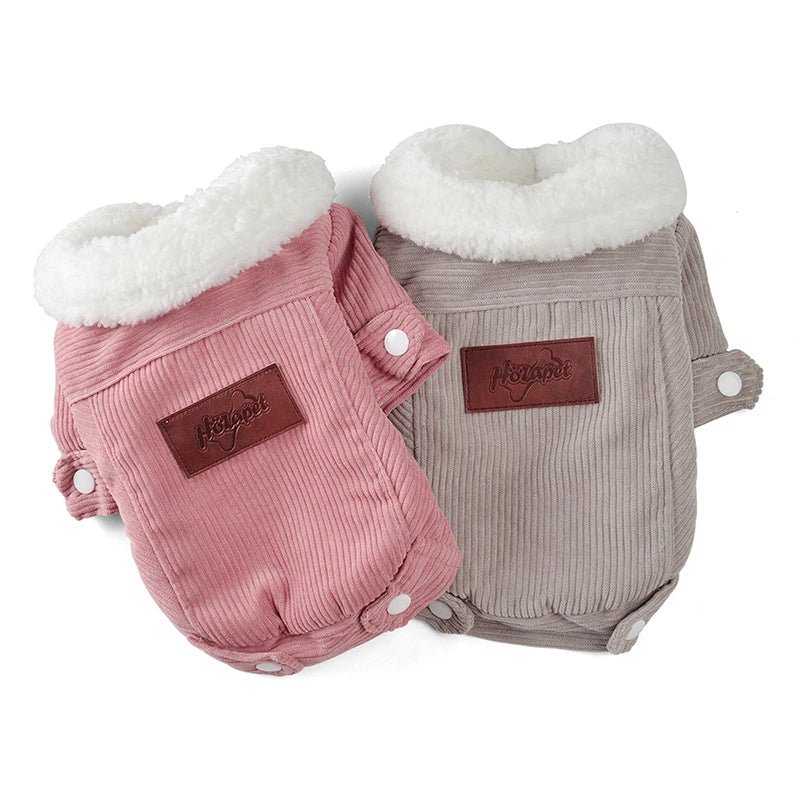 Hondenjas Fleece M – Warm en Comfortabel voor Kleine Honden Grijs - Hebbr