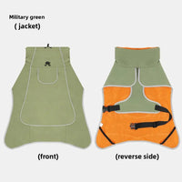 Hondenjas Waterdicht 2 - in - 1 voor Grote Honden – Bescherming tegen Regen en Wind - Hebbr