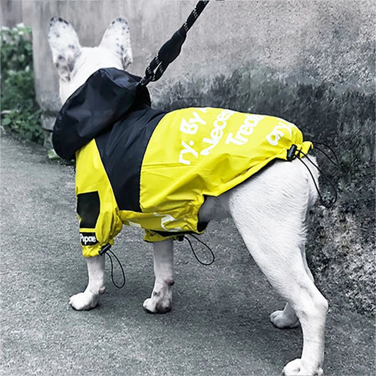 Hondenjas Waterdicht met Capuchon – Reflecterend voor Kleine tot Grote Honden - Hebbr