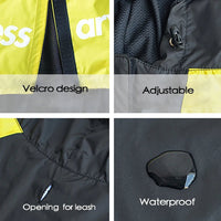 Hondenjas Waterdicht met Capuchon – Reflecterend voor Kleine tot Grote Honden - Hebbr