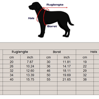 Hondenjas Winddicht XS - XL Katoen en Polyester – Comfortabele Pasvorm Zwart - Hebbr