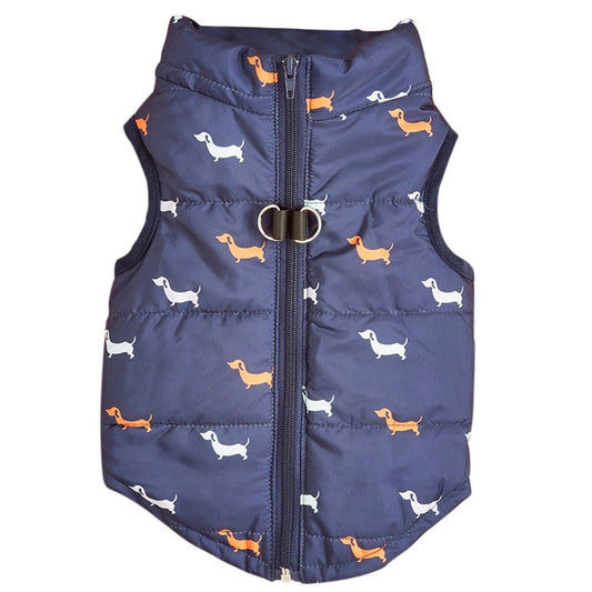 Hondenjas Winddicht XS - XL Katoen en Polyester – Comfortabele Pasvorm Zwart - Hebbr