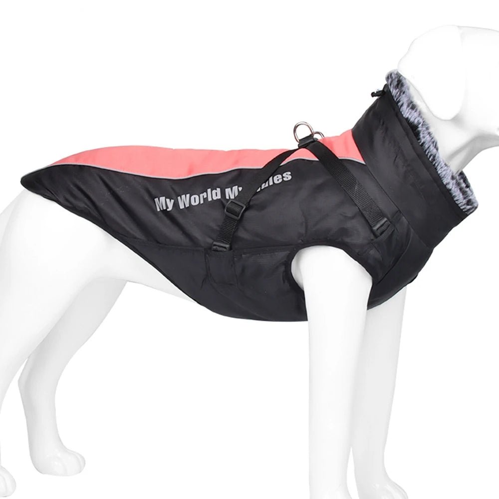Hondenjas Winter Waterdicht – Warm en Reflecterend voor Middelgrote Honden - Hebbr