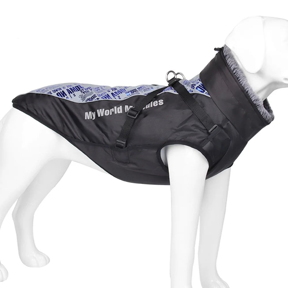 Hondenjas Winter Waterdicht – Warm en Reflecterend voor Middelgrote Honden - Hebbr