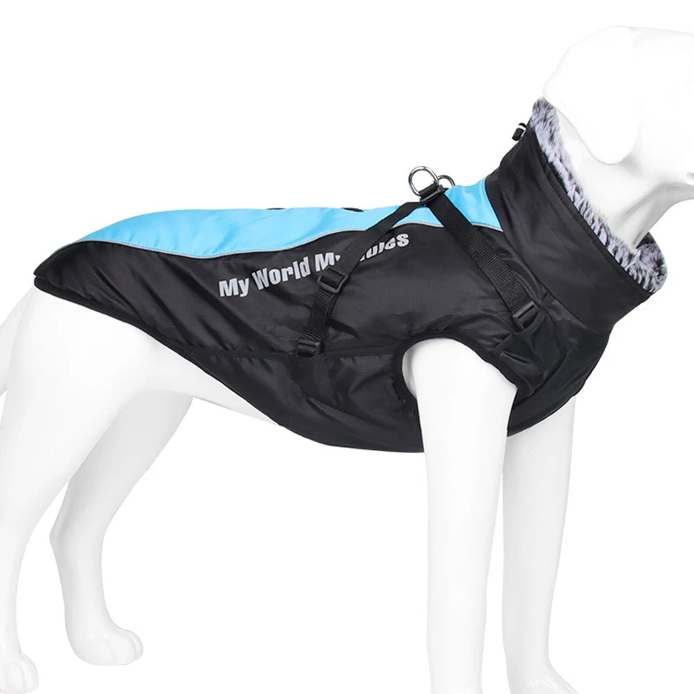 Hondenjas Winter Waterdicht – Warm en Reflecterend voor Middelgrote Honden - Hebbr