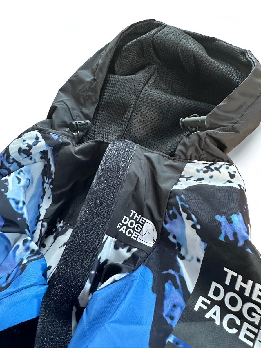 Hondenjas Zwart – Waterdichte Regenjas voor Honden met Harnasgat - Hebbr