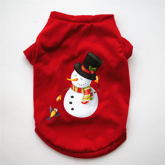 Hondenkleding Kostuum 40×30 cm Polyester – Warm voor Kleine Honden Rood - Hebbr