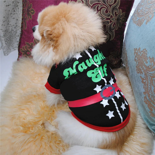 Hondenkleding Kostuum 40×30 cm Polyester – Warm voor Kleine Honden Rood - Hebbr