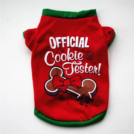 Hondenkleding Kostuum 40×30 cm Polyester – Warm voor Kleine Honden Rood - Hebbr