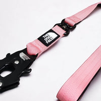 Hondenlijn 1,5 m Nylon – Comfortabele Grip en Wartel Roze - Hebbr