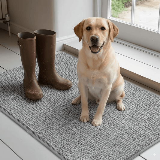 Hondenmat met Hoog Zuigvermogen, Antislip en Wasbaar - Ideaal voor Binnen - Hebbr