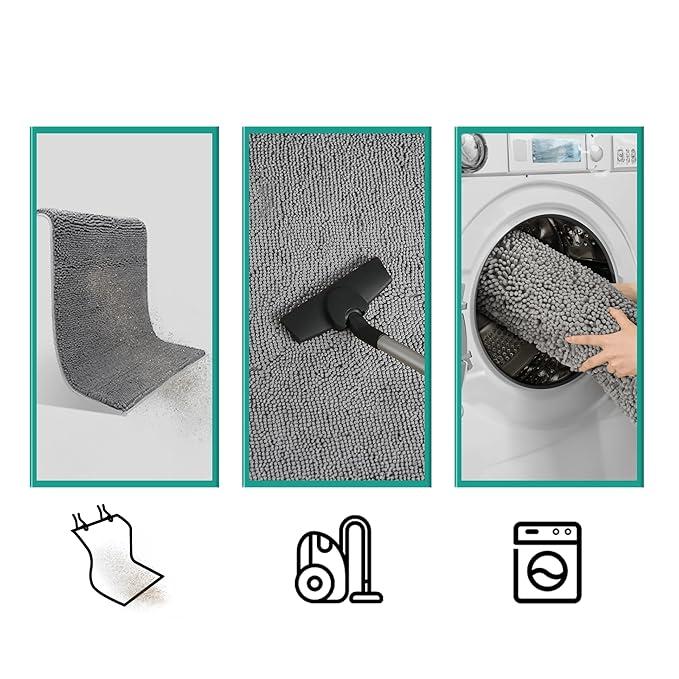 Hondenmat met Hoog Zuigvermogen, Antislip en Wasbaar - Ideaal voor Binnen en Buiten - Hebbr