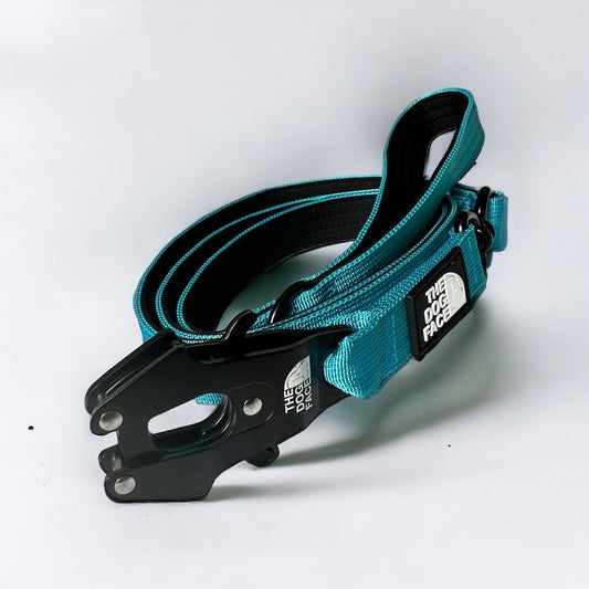 Hondenriem 1,5 m Nylon – Comfortabel, Duurzaam en Blauw - Hebbr