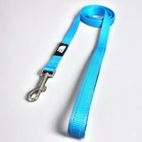 Hondenriem 1,5 m Reflecterend Blauw – Comfortabel Lushandvat - Hebbr