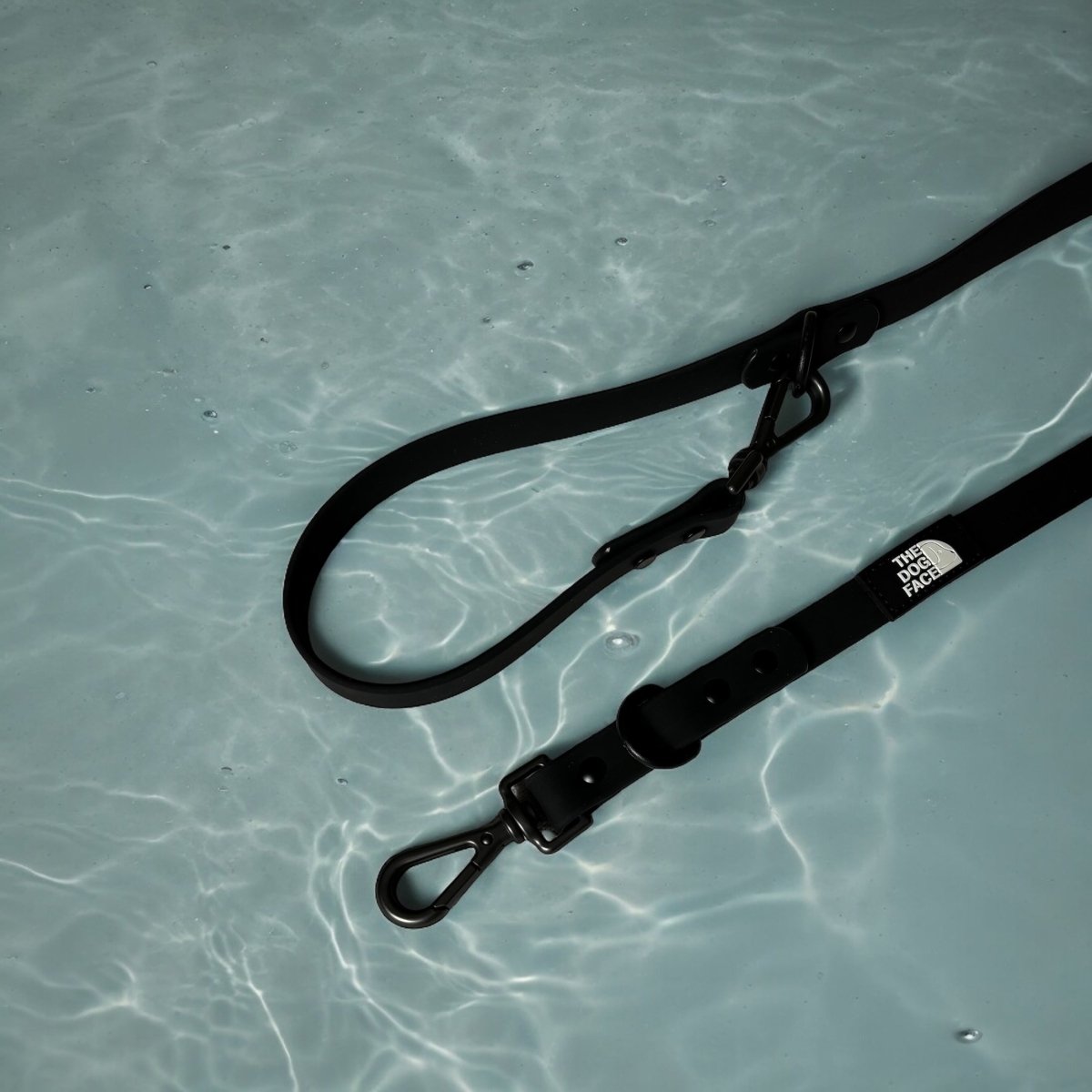 Hondenriem 152 cm Waterdicht PVC – Handsfree en Duurzaam Zwart - Hebbr