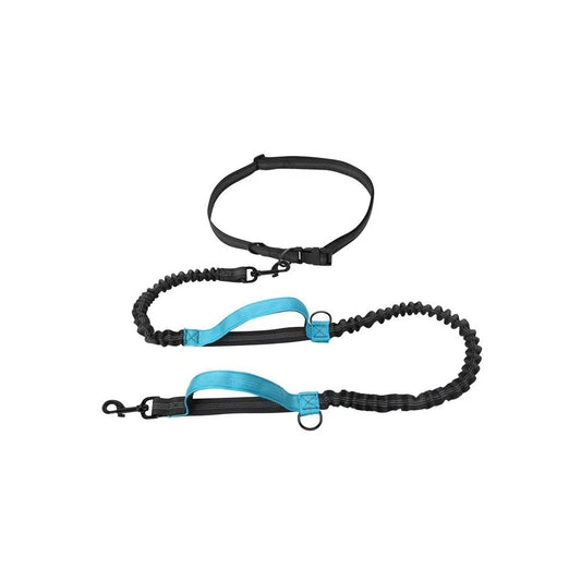 Hondenriem Handsfree 2,5 m Nylon – Schokabsorberend voor Joggen - Hebbr