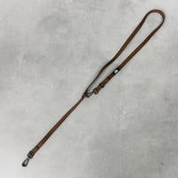 Hondenriem Pura 152×2 cm Waterdicht PVC – Duurzaam en Handsfree Chocolade - Hebbr