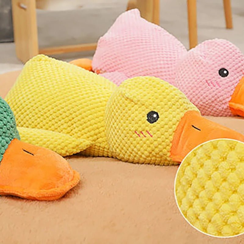 Hondenspeelgoed Eend 38×45 cm – Kalmerend en Duurzaam Speeltje voor Honden - Hebbr