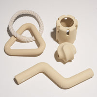 Hondenspeelset met Triangle Rope en Twisty Ball – Interactief Spel voor Honden - Hebbr