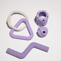 Hondenspeelset met Triangle Rope en Twisty Ball – Interactief Spel voor Honden - Hebbr