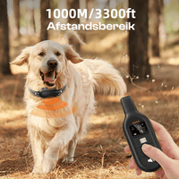 Hondentrainingshalsband 1000 m Waterdicht – Effectieve Training 4–55 kg - Hebbr