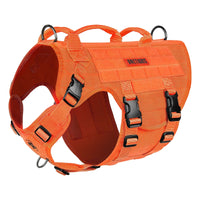 Hondentuig M 1000D Nylon – Zonder Trekkracht, Drie Handgrepen Zwart - Hebbr