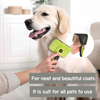 Hondenverzorgingsset 6 - delig – Professionele Borstels en Nagelknipper Groen/Zwart - Hebbr