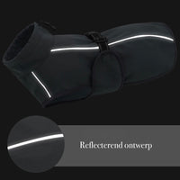 Hondenvest M Waterdicht Polyester – Warm en Reflecterend Oranje - Hebbr