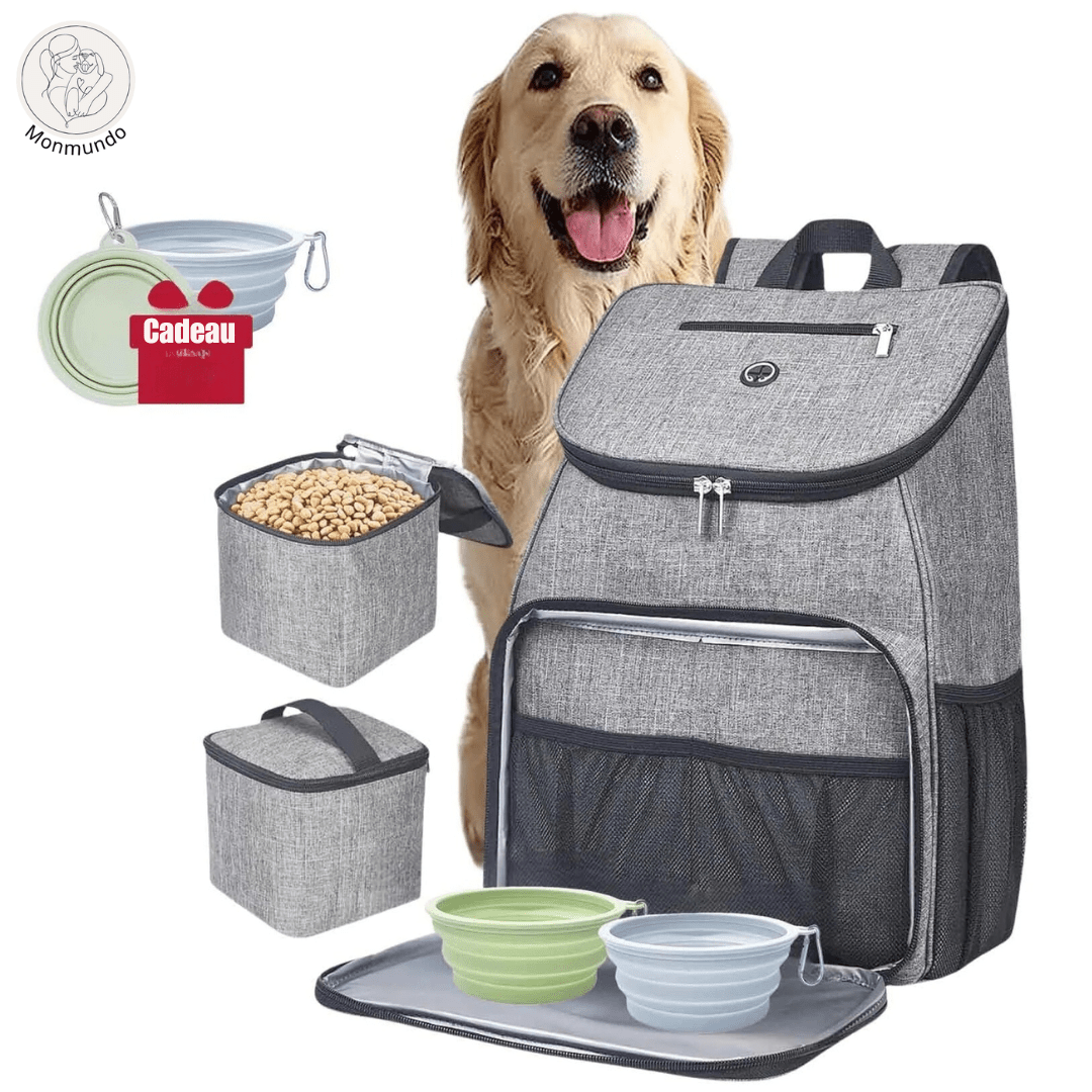Hondereistas voor Zorgeloos Reizen met je Hond – Waterdicht, Ruime Opbergruimte & Eetmatje - Hebbr