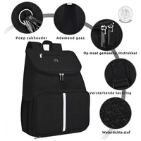 Hondereistas voor Zorgeloos Reizen met je Hond – Waterdicht, Ruime Opbergruimte & Eetmatje - Hebbr