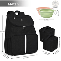 Hondereistas voor Zorgeloos Reizen met je Hond – Waterdicht, Ruime Opbergruimte & Eetmatje - Hebbr