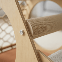 Houten Klimrek voor Katten - Duurzaam, Multifunctioneel & Slijtvast - Hebbr