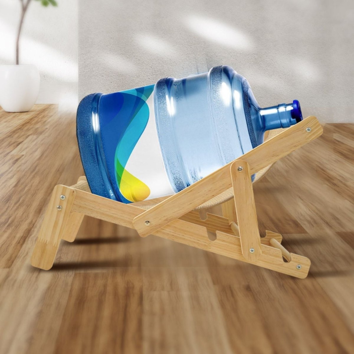 Houten Lounge Stoel voor Katten - Verstelbaar & Comfortabel voor Alle Seizoenen - Hebbr