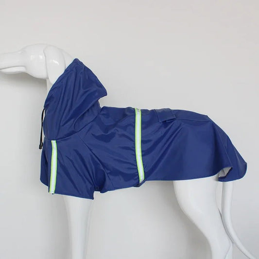Hugo Hondenjas | Waterdicht, Reflecterend met Capuchon voor Grote Honden - Hebbr