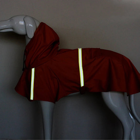 Hugo Hondenjas | Waterdicht, Reflecterend met Capuchon voor Grote Honden - Hebbr