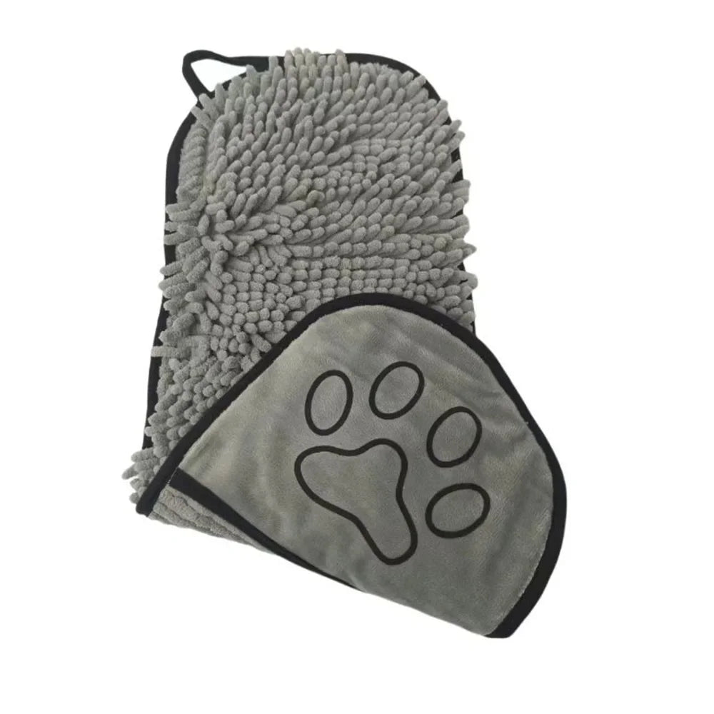 Huisdier Badhanddoek 53×22 cm Chenier – Sneldrogend en Zacht voor Kat en Hond - Hebbr